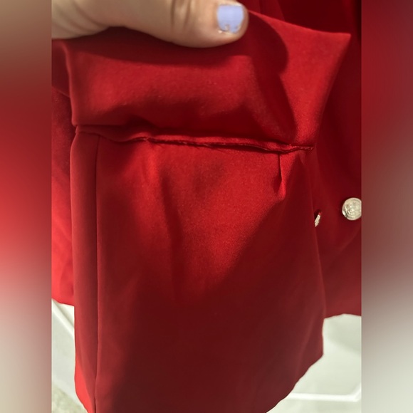 BOOHOO JERSEY KNIT DOUBLE BREASTED BLAZER - Picture 5 of 8